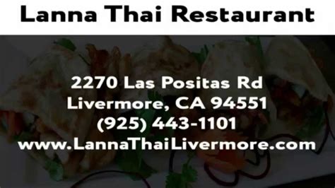 lanna thai restaurant livermore ca